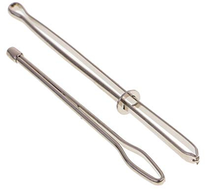 2 Pieces Bodkin Needles Threader Tweezers Insert Elastic Ribbon Easy Insert into Casings Sewing Tools