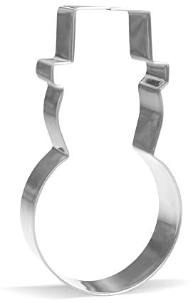 Keewah Ausstechform Schneemann 13,3 cm Edelstahl