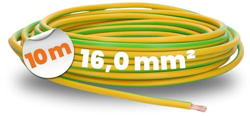 Lapp 10m H07V-K 16 mm² Grün-Gelb - Erdungskabel Schutzleiter Aderleitung