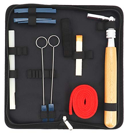 Yuhtech Kit Profesional de Afinación de Piano - 11 Herramientas para Reparación
