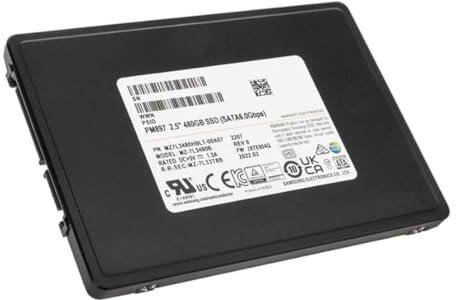 Samsung SSD PM897 480 GB SATA (6Gb/s) 2.5 Data Center SSD OEM