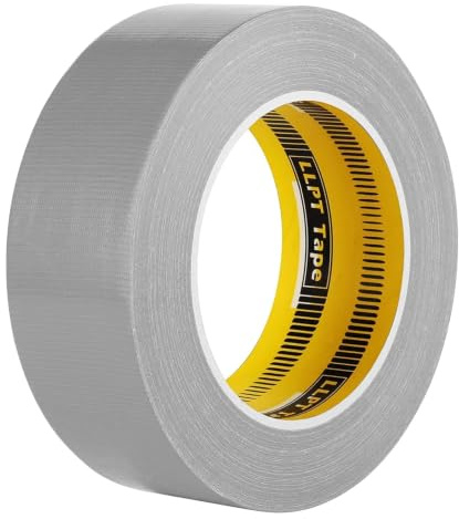 LLPT Ruban Adhésif en Tissu de Qualité Supérieure 40mm*30m*0.28mm Argent | Facile à Déchirer, Adhésif sans Résidu, pour Les Travaux Manuels de Décoration Intérieure et Extérieure