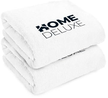 Home Deluxe - Set di 2 asciugamani – 70 x 140 cm, 100% cotone, asciugamano da sauna