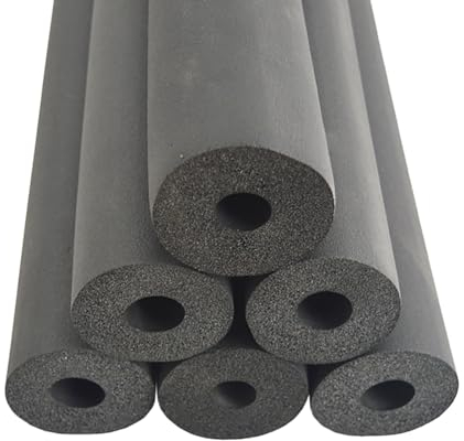 6 pcs Rohrisolierung,Flexibler Isolierschlauch,Für Erdgasrohre,Für Sommer Und Winter Wetterfeste Schalldämmung Sonnenschutz Rohrdämmung Wrap,Für Heizung Und Sanitär Zu Hause. ( Size : 89MM*40MM*2M )