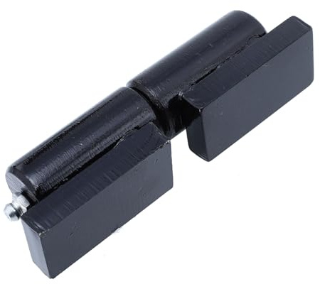 HEMOTON Charnière Cylindrique Couleur Noir en Fer Robuste Facile à Fixer Graisseur pour Porte et Portail pour Portails de Remorque et Portes de Sécurité