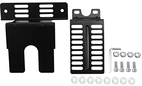 NISHZHU 2 StüCke Rotisserie Motor Halterungs Set Aus Edelstahl Universal Grill Motor StüTz Platten Camping Grill Werkzeuge für Den AußEnbereich