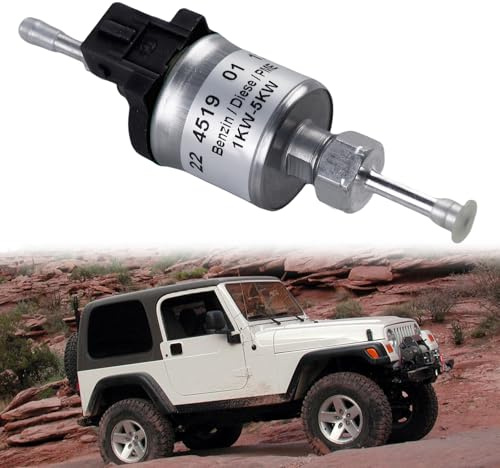 WIYETY 12V Dosierpumpe Standheizung: 1-4KW 22ML Dieselheizung pumpe, Heizungs-Kraftstoffdosierpump, Auto Standheizung Öl-Kraftstoffpumpe, Impulsdosierung Standheizung für Eberspacher