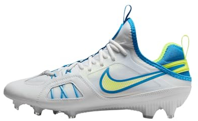Nike Huarache 9 Varsity LAX SE FG FZ3620-100, Men Football Boots, White, 45 EU
