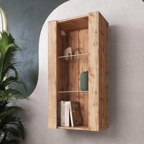 Komodee Vitrine Hängend Tivoli Vertical Wotan/Wotan 50x100x29 cm