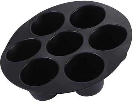 Zimuney Silicone Muffin Pans for Air Fryer, Non-Stick 7 Cups Air Fryer Egg Bites Mold, Baking Pan for Muffin Cake, Cupcake, Tart, Bread