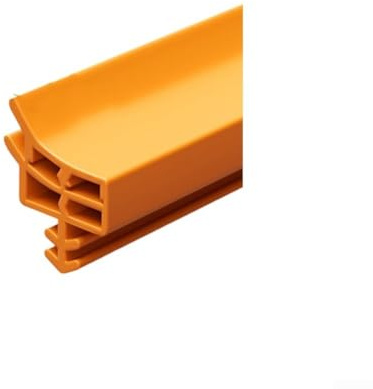 Bande d'étanchéité de porte en TPE, solution d'isolation acoustique efficace pour les fentes de porte intérieure (orange)