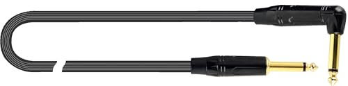 QUIK LOK - JUST/JR-1 Cavo Strumenti 1 m Mono Jack 90°-Jack Dritto, Serie JUST