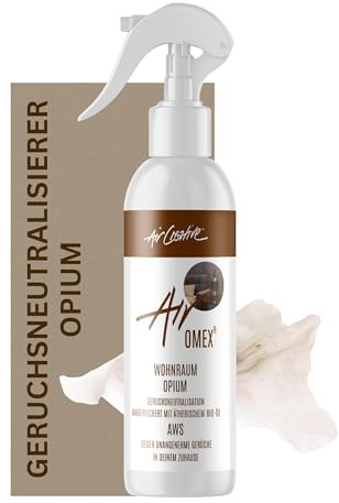 Airomex® Geruchsneutralisierer Spray mit Opium Duft – Natürlicher Geruchsentferner mit orientalisch-würzigem Duft aus reinen BIO-Ölen | 250 ml