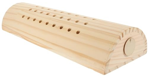 Poggiatesta per sauna Poggiatesta for sauna in legno for il sollievo del collo, massaggio domestico, uso quotidiano, supporto cervicale liscio, accessori for e bagno turco