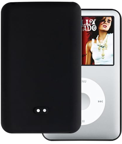 OAGELIM Schützende Telefonhülle für iPod Classic 80GB - Schwarz | 103*61.8*10.5 Flexible stoßfeste Gel-TPU-Hülle, kratzfest und mit militärischem Fallschutz
