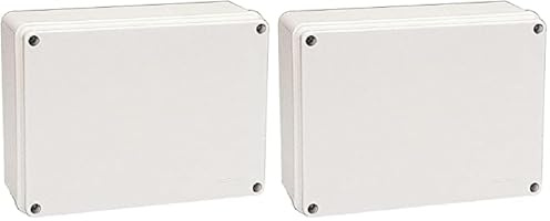 Poly Pool PP0293 Rectangular Junction Box, Wall, Internal Dimensions 190x140x70 mm (Lot de 2)