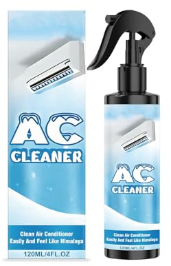 Agente Detergente Multiuso per la Casa,Schiuma Spray Detergente per Condizionatori,Pulisce Rapidamente il Condizionatore D'aria Domestico,Spray Detergente per Aria Condizionata (120ML)