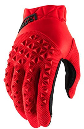 100% Kids AIRMATIC Glove Red/Black Youth LG Gloves - Red/Black, LG