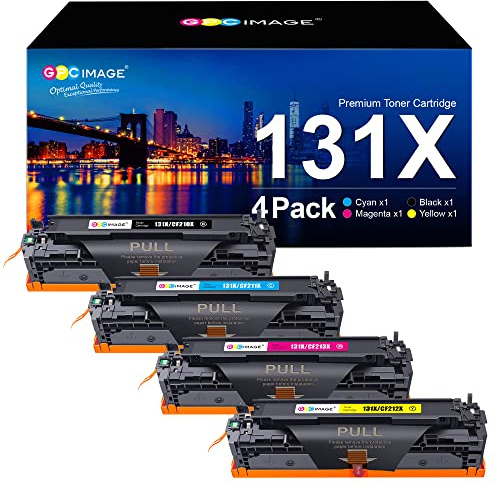 131X 131A Multipack Kompatible für HP 131A 131X M276nw Toner 4er-Pack | Kompatible für HP LaserJet Pro 200 Color MFP M276nw Toner M276n M251n M251nw Toner 131X 131A Schwarz Cyan Gelb Magenta