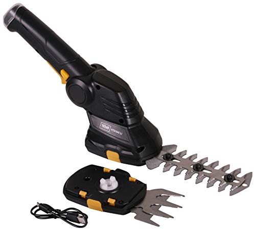 TEXAS HTG 360 Li | Akkuschere | Grasschere | 3,6 Volt | 12 cm Schwertlänge | Inkl. Heckenscherenaufsatz