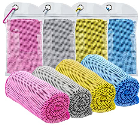 SZELAM Kühlendes Handtuch,EIS-Handtuch,Atmungsaktives,kühles Handtuch,Mikrofaser-Handtuch für Yoga, Fitnessstudio,Training,Sport,Fitness,Laufen,Camping,Wandern