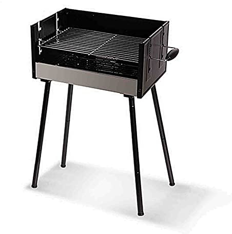 MYAOU BBQ Grill Außengrills & Raucher Faltbarer Picknicktisch Tisch Holzkohlegrill Grill Feuerstelle BBQ, 50 cm (Komplettset)