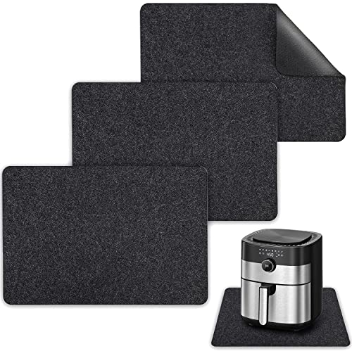 Heat Resistant Mat for Air Fryer, 3PCs Pcs Kitchen Countertop Heat Protector Waterproof Mat, Appliance Slider Mat for Air Fryer, Coffee Maker, Blender, Microwave,Stand Mixer (44X30cm)