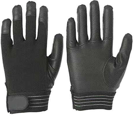 SUIOPPYUW 1 Pair Special Work Gloves Anti-Electricity High Voltage Electrical Insulating Glove Rubber Soft Mittens Riding, Black, M