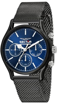 Sector No Limits Orologio Uomo, Multifunzione, Analogico, Cassa 43 mm, Limited Edition Collezione 660 - R3253517033