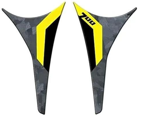 HJTEDHE Motorcycle Tankpad Motorradzubehör Tankpad Gas Kraftstoffaufkleber Moto Aufkleber Emblem Schutz FÜR YA&MA&HA FÜR Tenere 700 World Raid 2023 2022 Tankschutz Tankaufkleber
