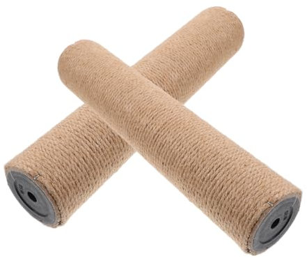 DRESSOOS 2piezas Rascadores De Sisal para Gatos Verticales Repuestos para Árbol De Gato Interior Fácil De Montar y Sustituir para Espacios Pequeños