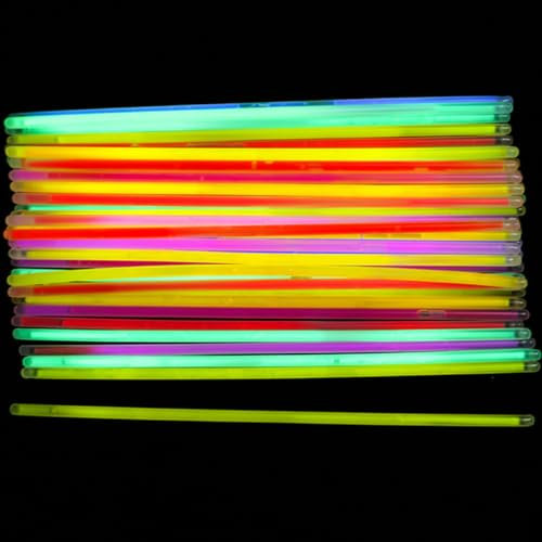 Toyvian 100stücke Kleine Leuchtstab-armbänder Leuchtende Party Zubehör Kinderspielzeug Foto Requisiten Party Spielzeug Glow Sticks Glowing Spielzeug