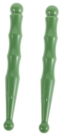 Anneome 2 Stück Multifunktionales Gua Sha Resin Massage Stäbe für Augen und Gesichtsentspannung Druckpunkt Massageroller aus Glattem Harz Vielseitig für Fußreflexzonen und Beauty