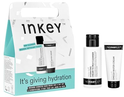 INKEY List Hydration Gift Set: Cleanser + Moisturizer for Healthy, Glowing Skin