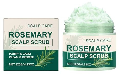 Lo shampoo scrub per il cuoio capelluto al rosmarino rimuove la forfora e gli accumuli, pulisce in profondità ed esfoliante nutriente, lenisce il prurito del cuoio capelluto (1pc)