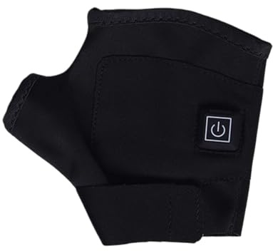 HohuzSruk Guanti da lavoro riscaldati | Touchscreen senza dita, riscaldanti tramite USB, guanti senza dita, per adolescenti, sci, escursionismo, sport, slittino, ciclismo