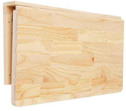 Wandklapptisch 80x50 cm aus Kiefernholz Klappbar Schreibtisch Esstisch