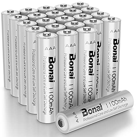 BONAI AAA Rechargeable Batteries 24 Pack, 1100mAh 1.2V Ni-MH High Capacity Triple A Battery