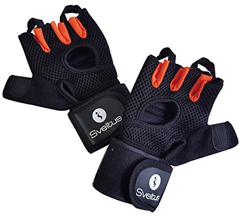 Sveltus Handschuhe Die Paar Taillle M, schwarz und orange