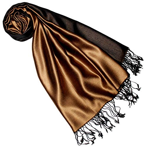 Lorenzo Cana Pashmina Damenschal Wendeschal 70% Seide 30% Viskose Schaltuch 70 x 190 cm zweifarbig Schal