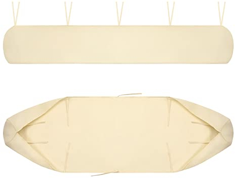 Tende da Sole per Giardini, Coperture Tettoia Tessuto 420D Oxford Protettiva Antipolvere Impermeabile, per Avvolgibile A Scomparsa, Patio Veranda Esterno Invernale (Beige, 4M)
