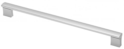 BRESKO 1-20 Stk Möbelgriffe Küchengriffe Griffe Stangengriffe Schrankgriffe Relinggriff Bügelgriff Schubladengriff Türgriff UA-B311 (10, Silber, Bohrabstand: 288 mm)