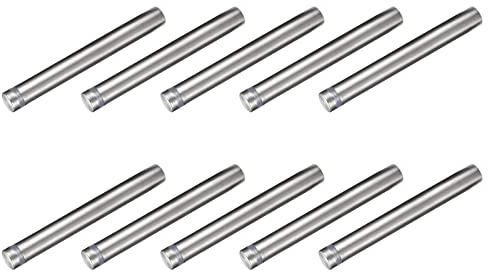 METALLIXITY Letrero Separador Tornillos (12x100 mm) 9 Uds, Inoxidable Acero Publicidad Tornillos Vidrio Acrílico Clavo - para Imagen Marco Signo Pantallas