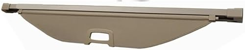 HALEUP Einziehbarer Auto Laderaumabdeckung, für VW Golf 6 MK6 2008 2009-2013 Kofferraum Aufbewahrung Paketregal Hutablage, Frachtabdeckungen für Automobile,A-beige