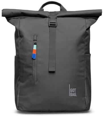 GOT BAG Rolltop Easy | Rucksack mit 16 Laptopfach | Praktische Aufteilung für Arbeit, Reise