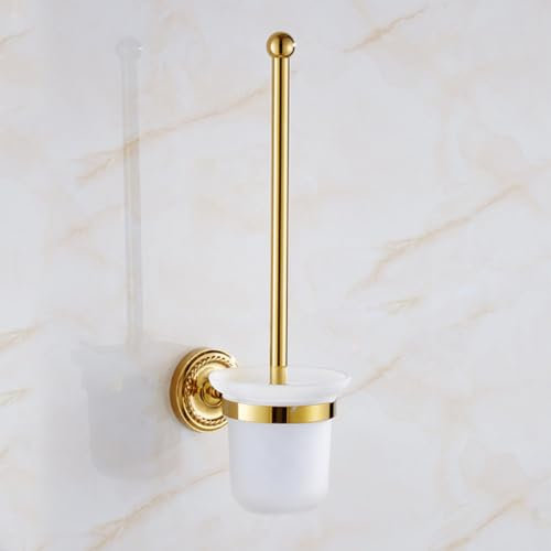 Accesorios de baño de latón Dorado, Juego de herrajes, toallero, Barra, Soporte para Papel higiénico, escobilla de baño, jabonera para Ducha, Soporte para escobilla de baño