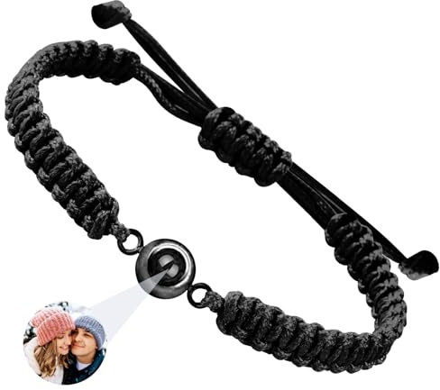 JONZIN Personalisierte Geschenke,Fotoarmband mit Eigenem Foto,Foto Armband | Armband mit Bild,Foto Geschenke für Damen Freundin Paare Männer Weihnachten Valentinstag Geburtstagsgeschenk