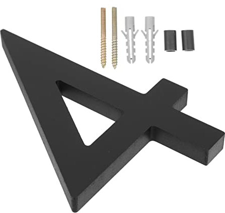 Operitacx Elegant Door Number House Number Plaques Address Sign Shadow Effect Versatile Mounting