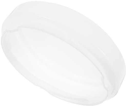 NUOBESTY Round Ceiling Lampshade Plastic Dome Light Cover for Kitchen and Balcony Flush Mount Light Fixture Easy Installation Replacement Shade for Home Decor