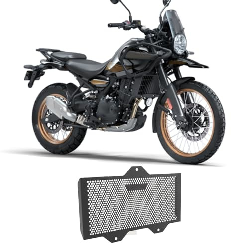 Gonetre Grille de Protection de Radiateur, Couvercle de Protection Antichoc, Dissipation Thermique, Métal Noir, Remplacement pour Himalayan 450 2024 2025